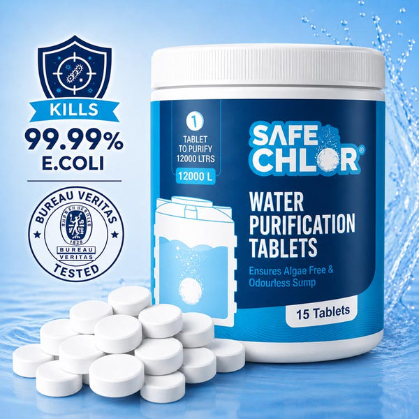 Safe Chlor 12000L - 15 Tablets