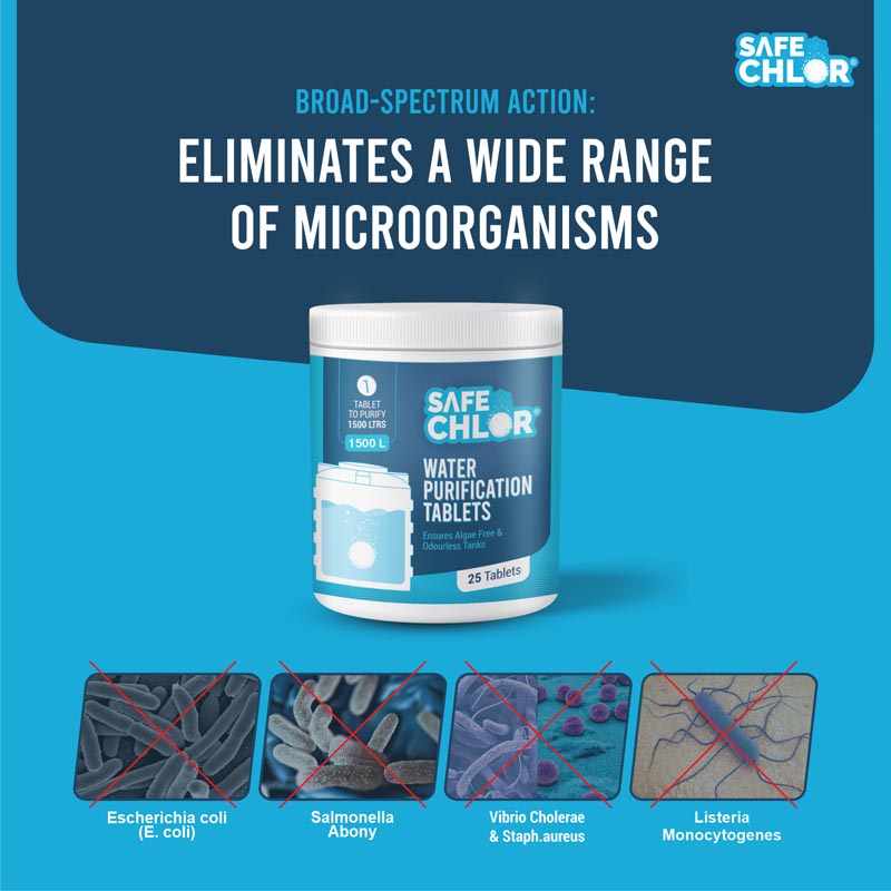 Safe Chlor 1500L - 25 Tablets
