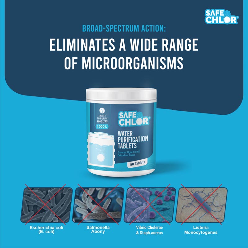 Safe Chlor 1000L - 50 Tablets