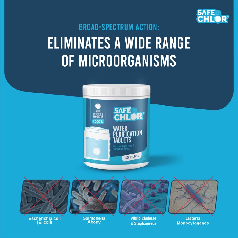 Safe Chlor 1000L - 30 Tablets