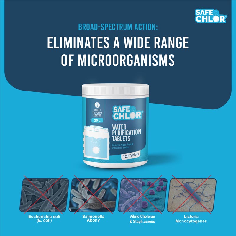 Safe Chlor 20L - 120 Tablets