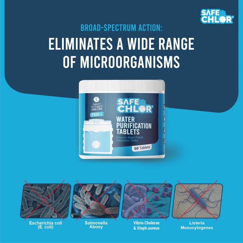 Safe Chlor 1500L - 50 Tablets