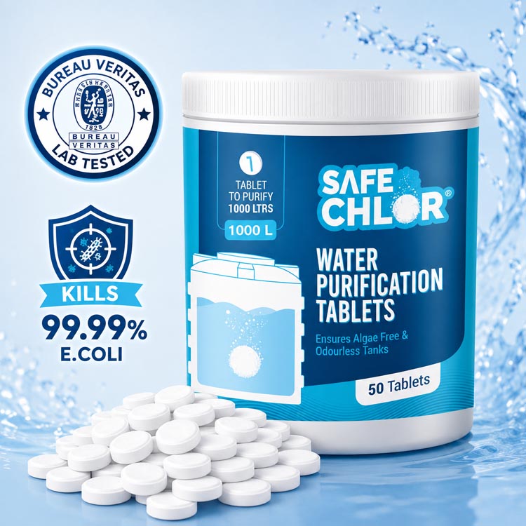 Safe Chlor 1000L - 50 Tablets