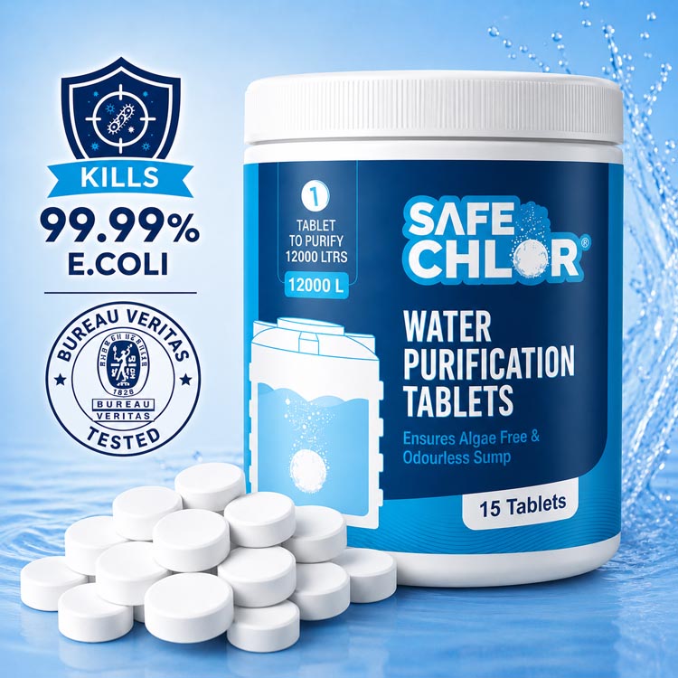 Safe Chlor 12000L - 15 Tablets