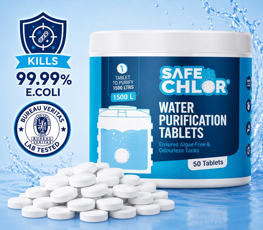 Safe Chlor 1500L - 50 Tablets