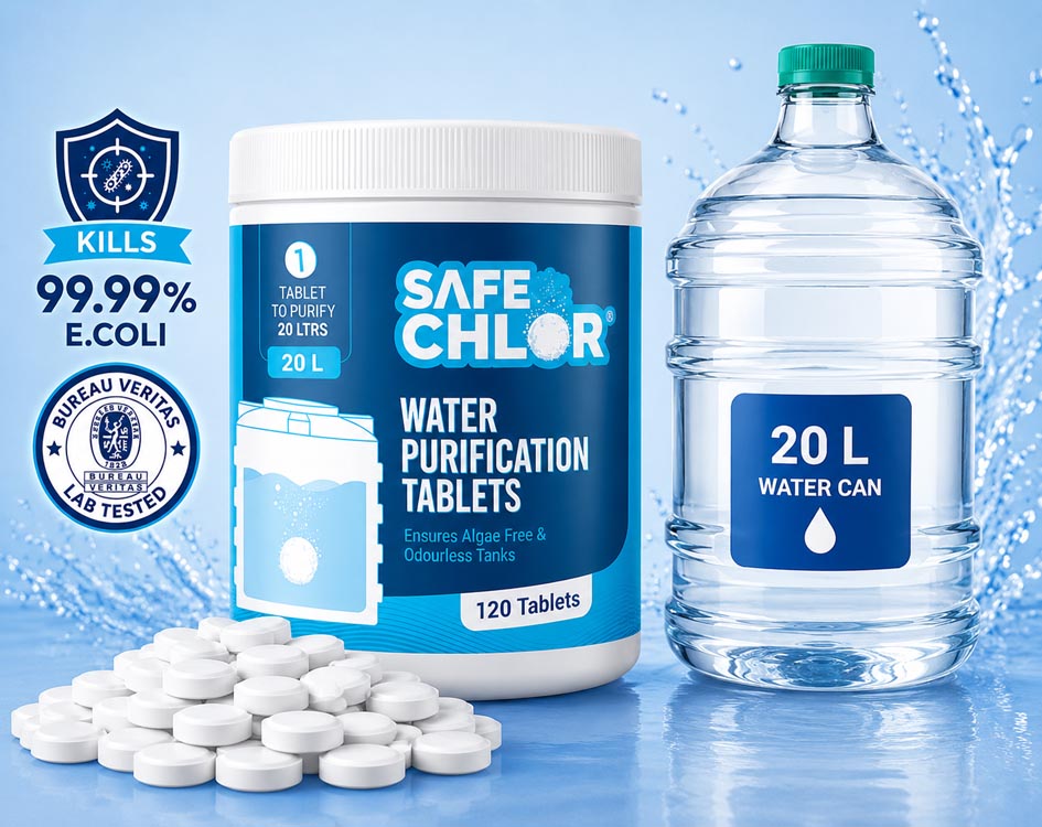 Safe Chlor 20L - 120 Tablets