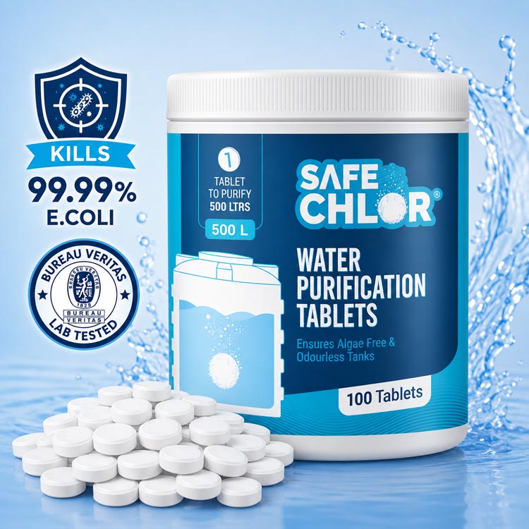 Safe Chlor 500L - 100 Tablets