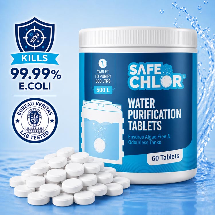 Safe Chlor 500L - 60 Tablets
