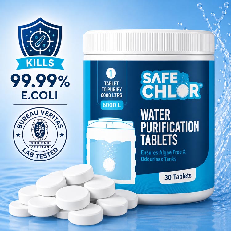 Safe Chlor 6000L - 30 Tablets